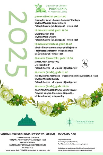 Uniwersytet Otwarty POKOLENIA: Wizjonerskie kino Wojciecha J. Hasa