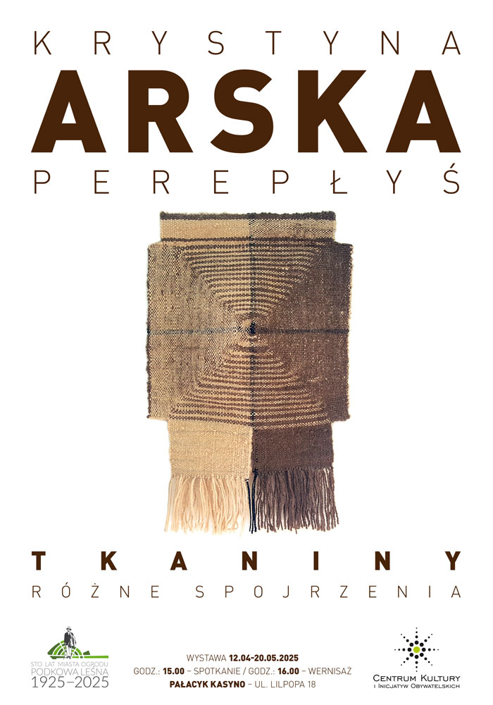 You are currently viewing KRYSTYNA ARSKA-PEREPŁYŚ – „Tkanina. Różne spojrzenia”