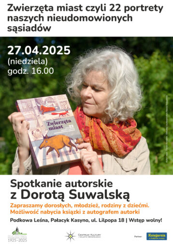 Zwierzęta miast. Spotkanie autorskie z Dorotą Suwalską