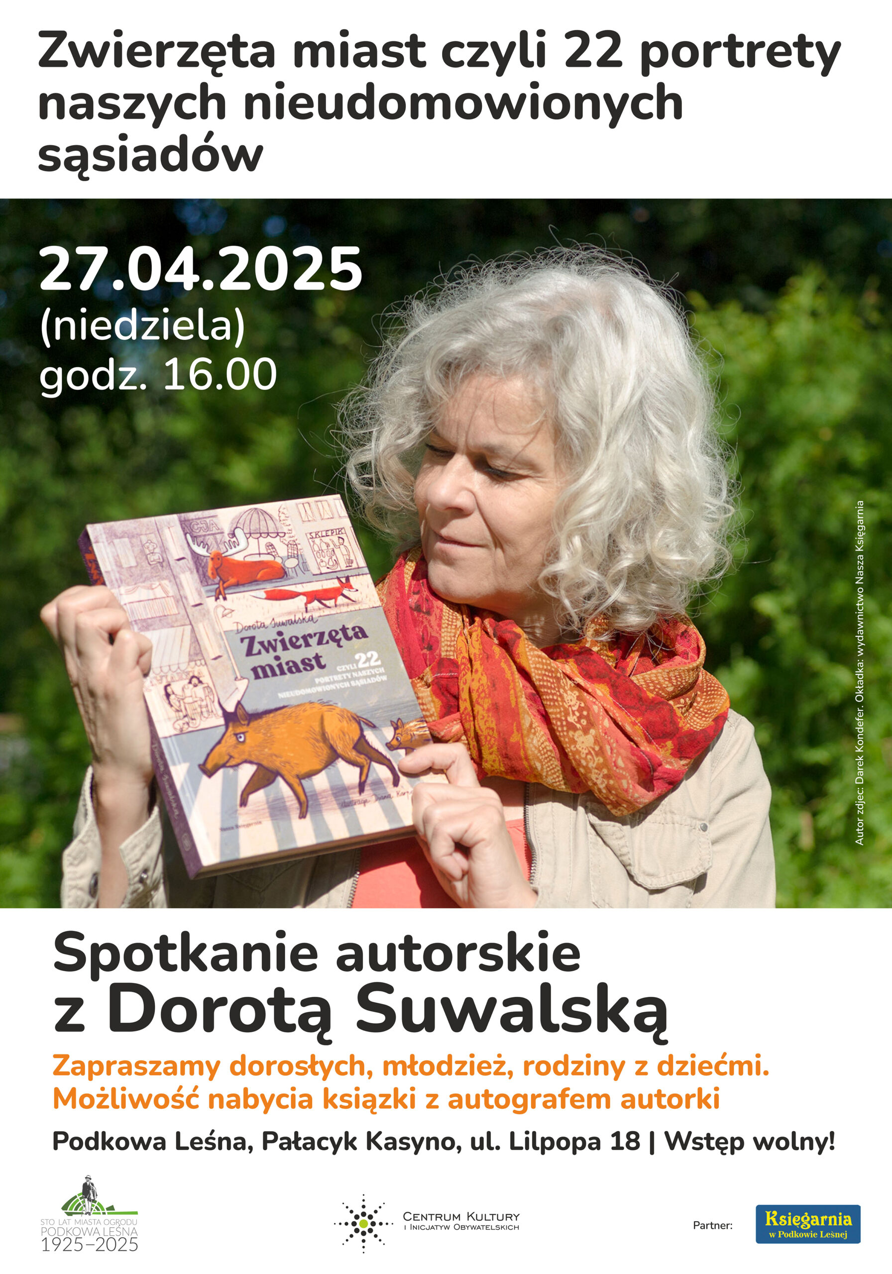 You are currently viewing Zwierzęta miast. Spotkanie autorskie z Dorotą Suwalską