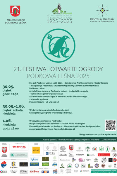 21. Festiwal Otwarte Ogrody – poznaj program