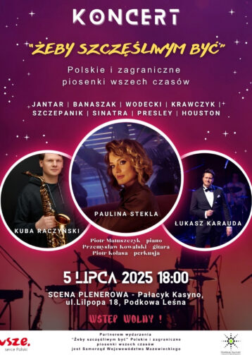 „Żeby szczęśliwym być” – koncert Łukasza Karaudy z zespołem