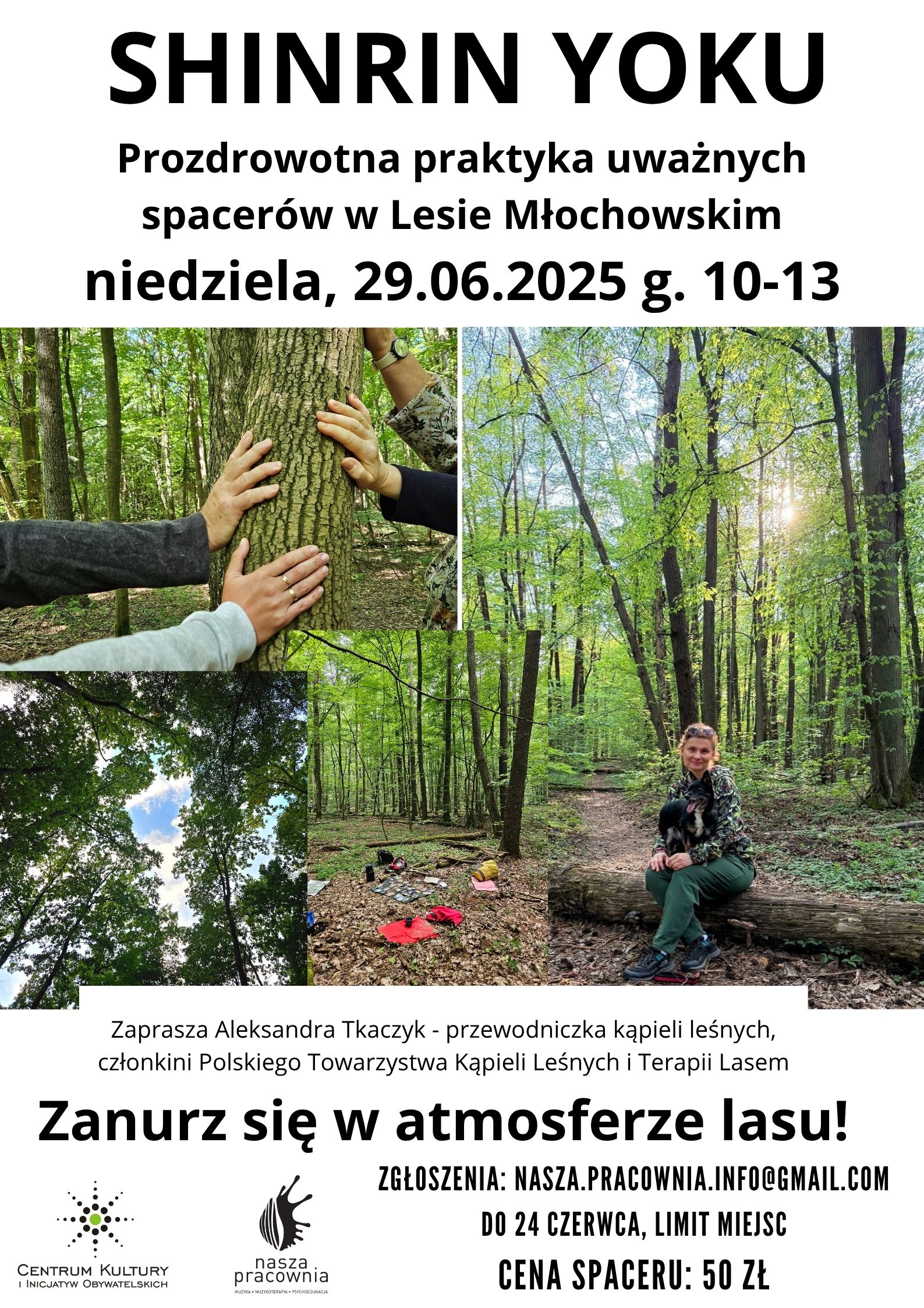 You are currently viewing Shinrin yoku – uważny spacer po Lesie Młochowskim