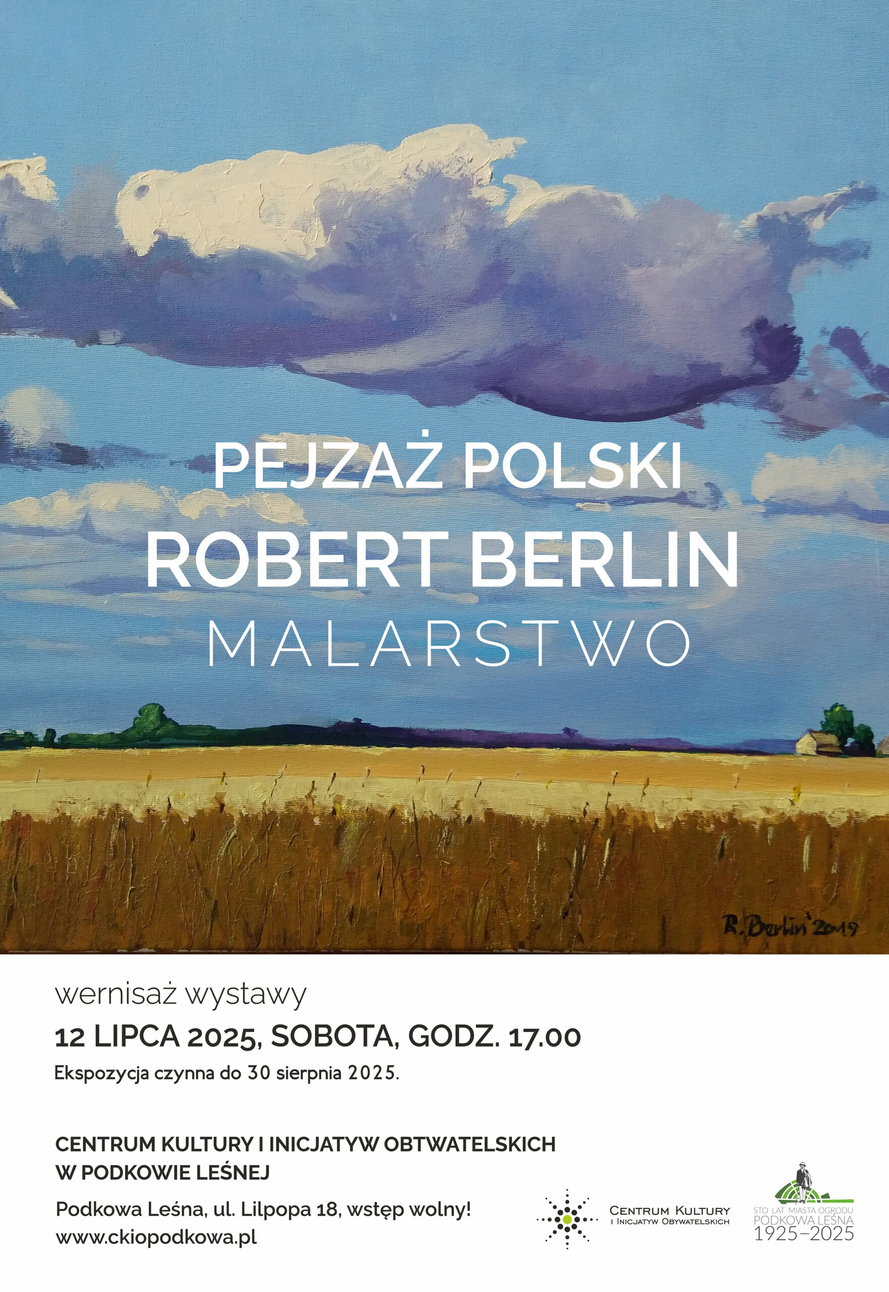 You are currently viewing PEJZAŻ POLSKI – ROBERT BERLIN – MALARSTWO