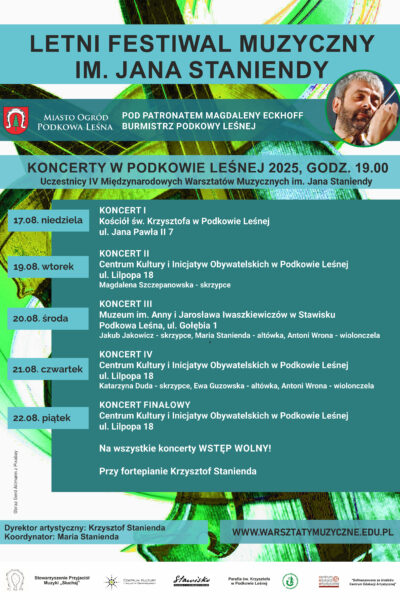 Letni Festiwal Muzyczny im. Jana Staniendy
