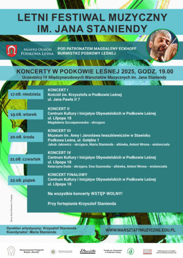Letni Festiwal Muzyczny im. Jana Staniendy