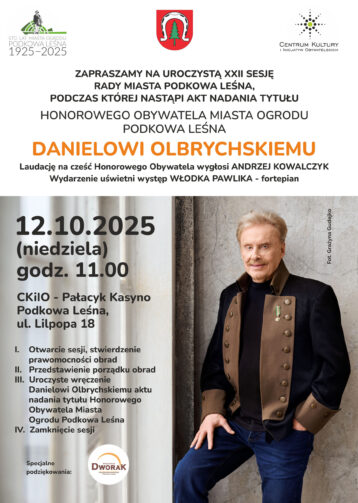 Daniel Olbrychski Honorowym Obywatelem Podkowy Leśnej