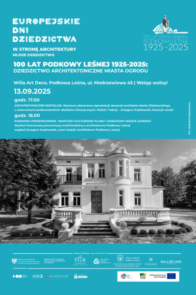 EUROPEJSKIE DNI DZIEDZICTWA: Dziedzictwo architektoniczne Miasta Ogrodu