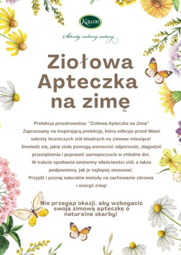 Ziołowa apteczka na zimę – spotkanie prozdrowotne