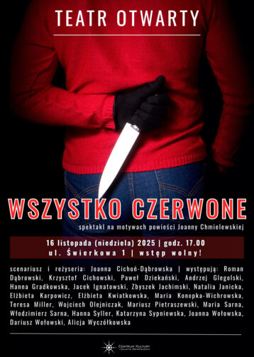 WSZYSTKO CZERWONE – spektakl Teatru Otwartego