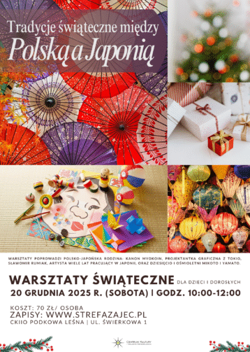 TRADYCJE ŚWIĄTECZNE MIĘDZY POLSKĄ A JAPONIĄ – WARSZTATY