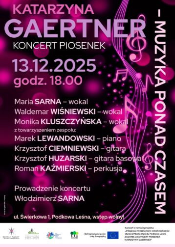 Koncert piosenek Katarzyny Gaertner