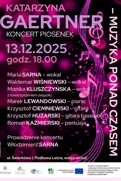 Koncert piosenek Katarzyny Gaertner