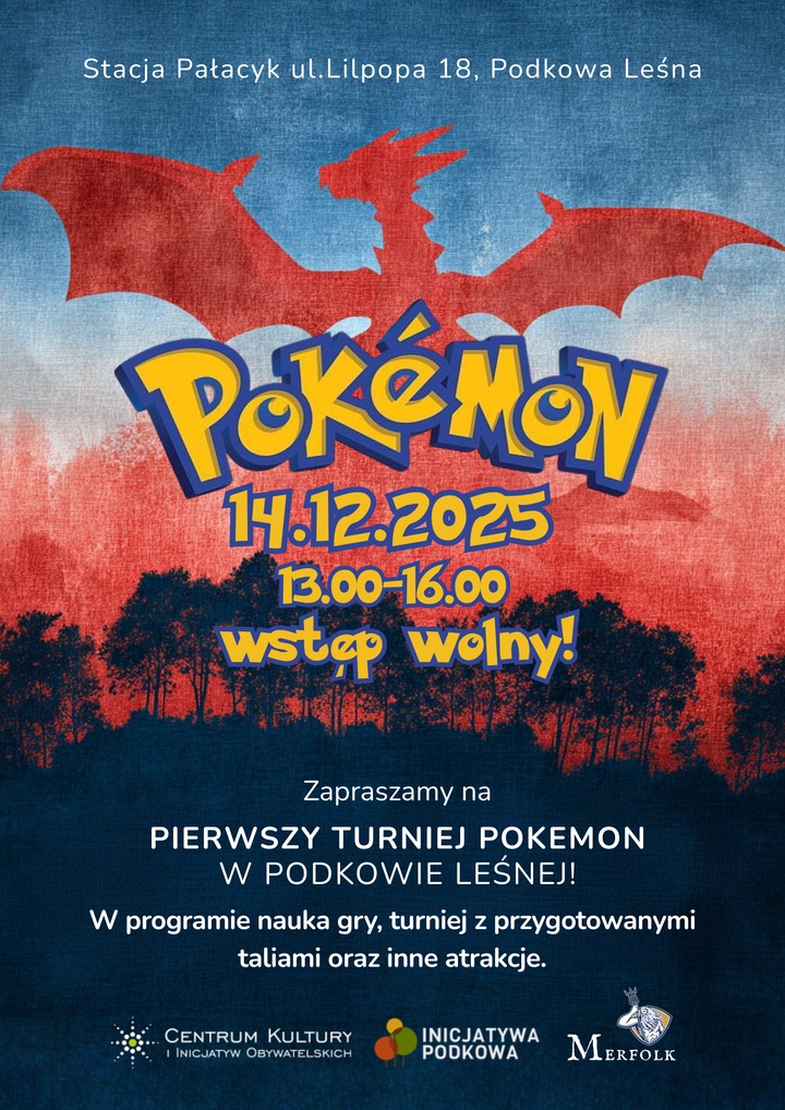 You are currently viewing Pierwszy turniej Pokemon w Podkowie Leśnej