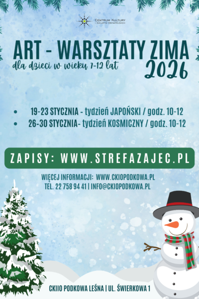 Art-Warsztaty ZIMA 2026
