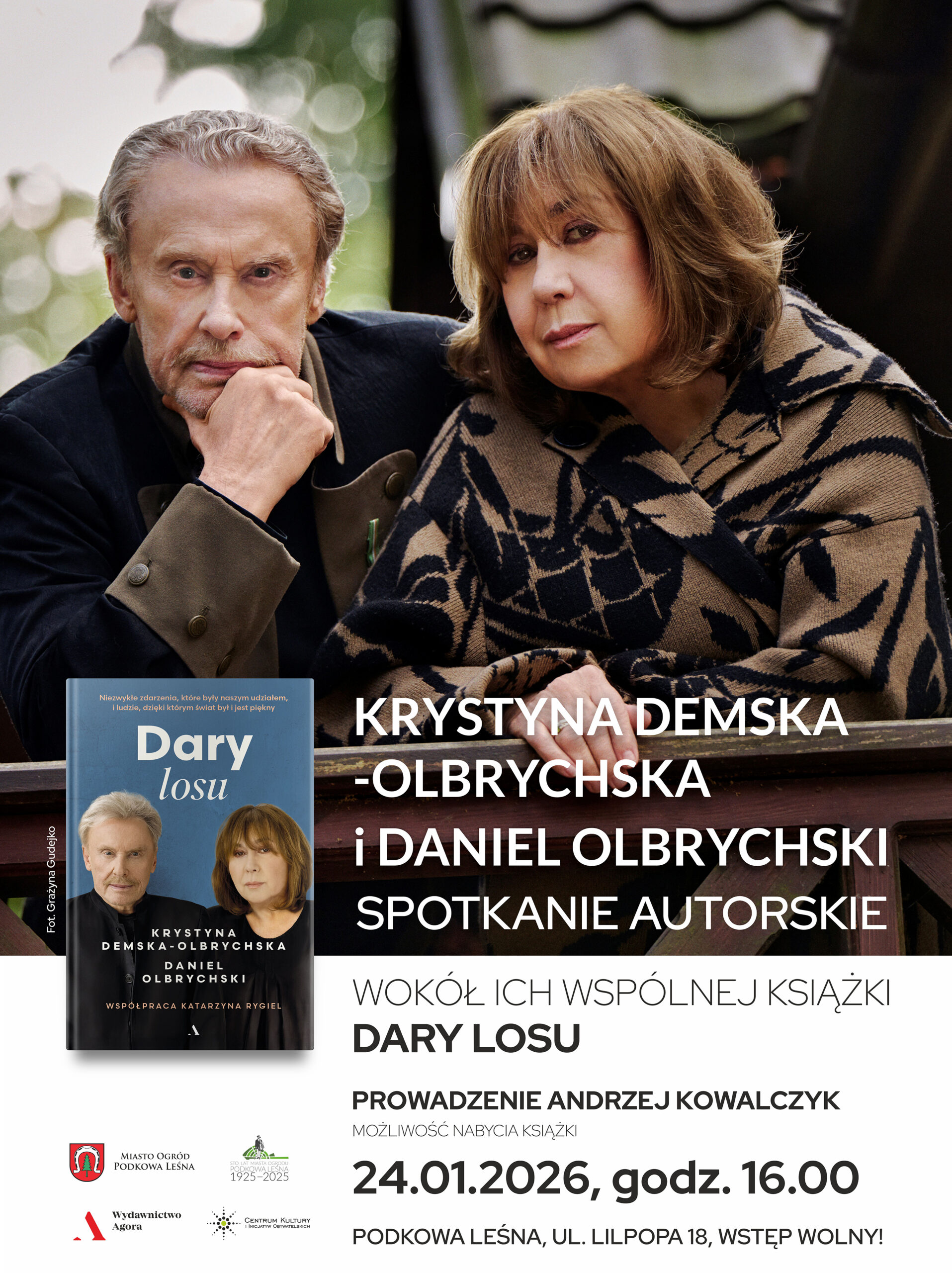 You are currently viewing Dary losu – spotkanie z Krystyną Demską-Olbrychską i Danielem Olbrychskim