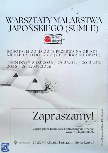 Warsztaty malarstwa japońskiego (sumi-e)