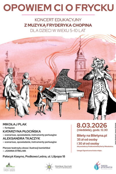 Interaktywny koncert edukacyjny z muzyką Chopina – „Frycek”