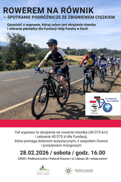 Spotkanie „Rowerem przez rownik”