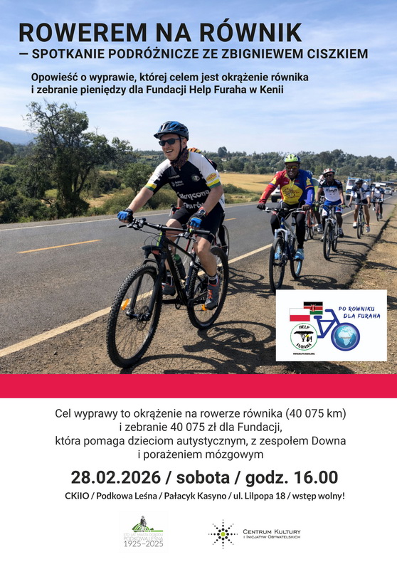 You are currently viewing Spotkanie „Rowerem przez rownik”