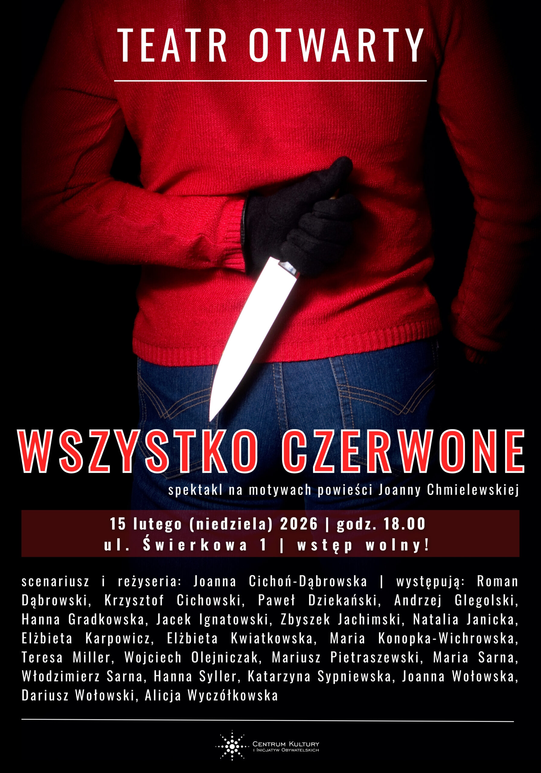 You are currently viewing WSZYSTKO CZERWONE – spektakl Teatru Otwartego
