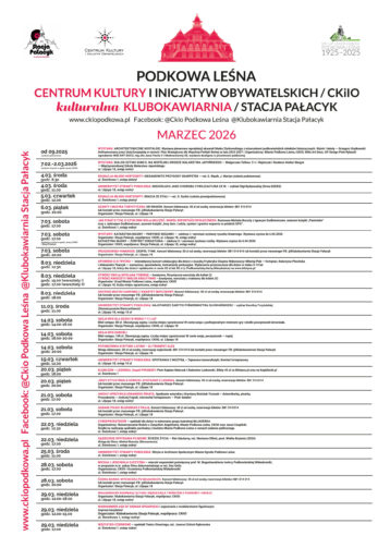 Kulturalny rozkład jazdy w marcu 2026