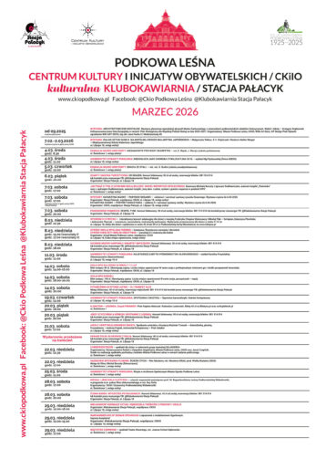 Kulturalny rozkład jazdy w marcu 2026