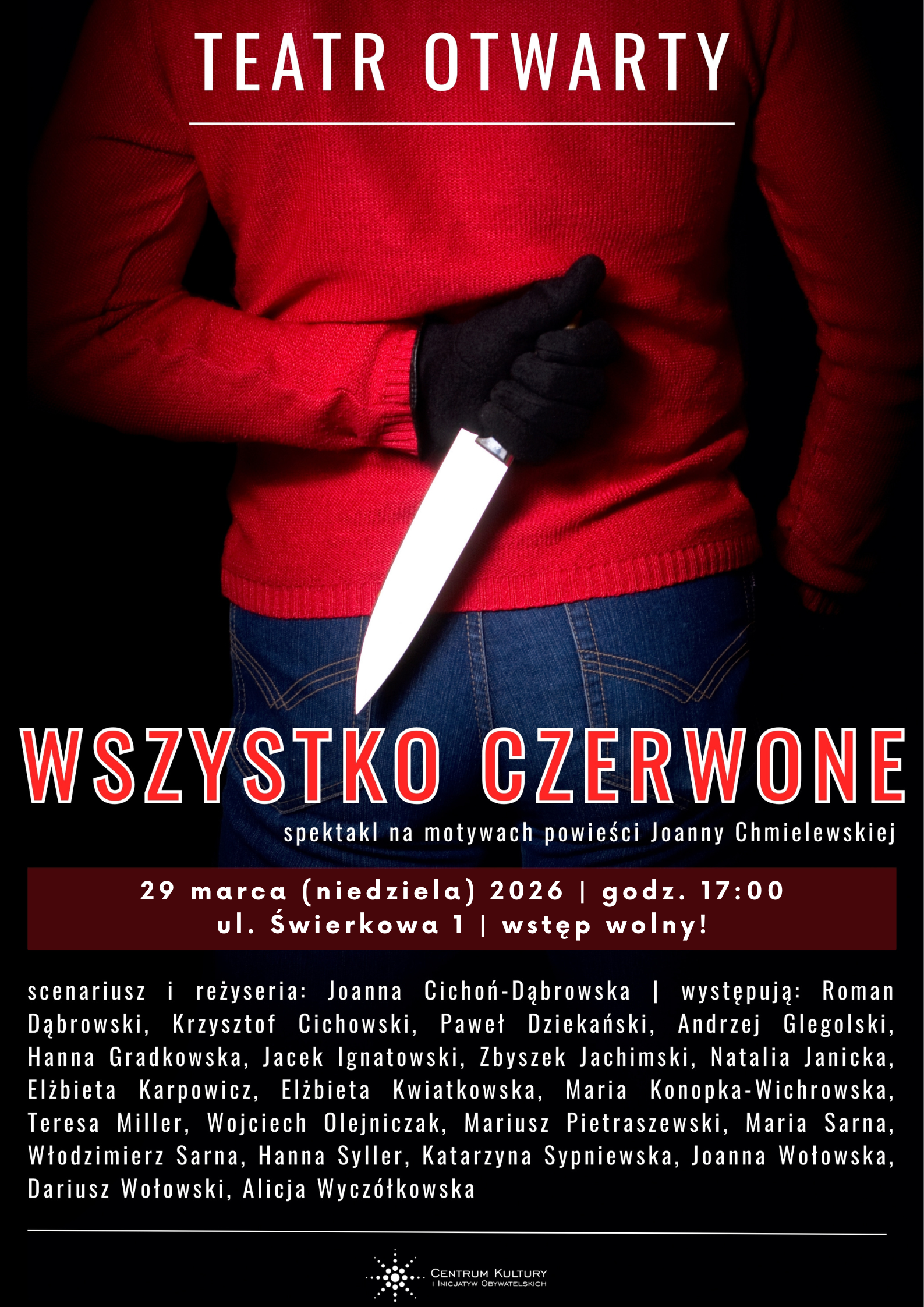 You are currently viewing „Wszystko Czerwone” – spektakl teatralny Teatru Otwartego