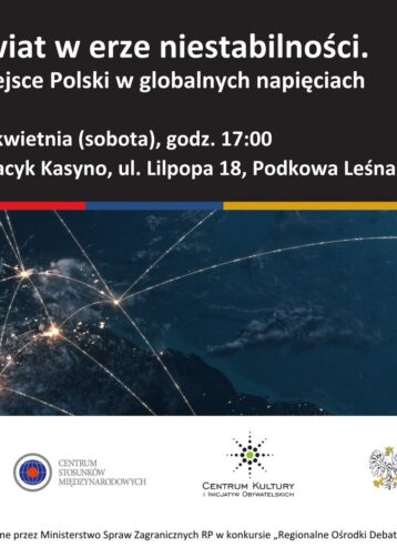 Świat w erze niestabilności – debata