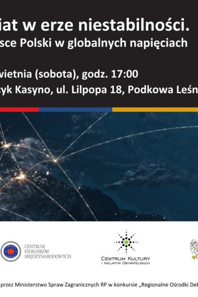 Świat w erze niestabilności – debata