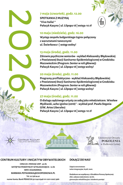 Majowy Uniwersytet Otwarty Pokolenia