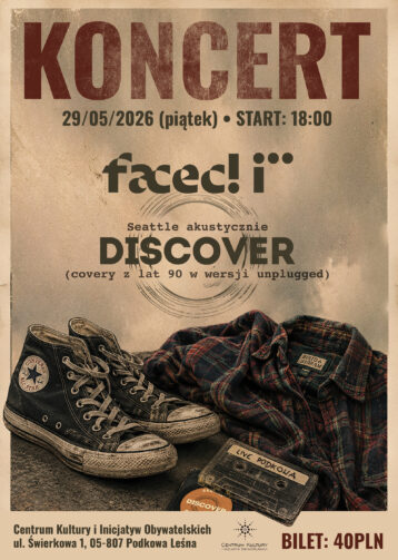 Koncert Faceci + support: DisCover