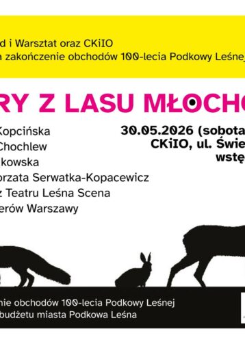 Plastozaury z Lasu Młochowskiego – spektakl rodzinny