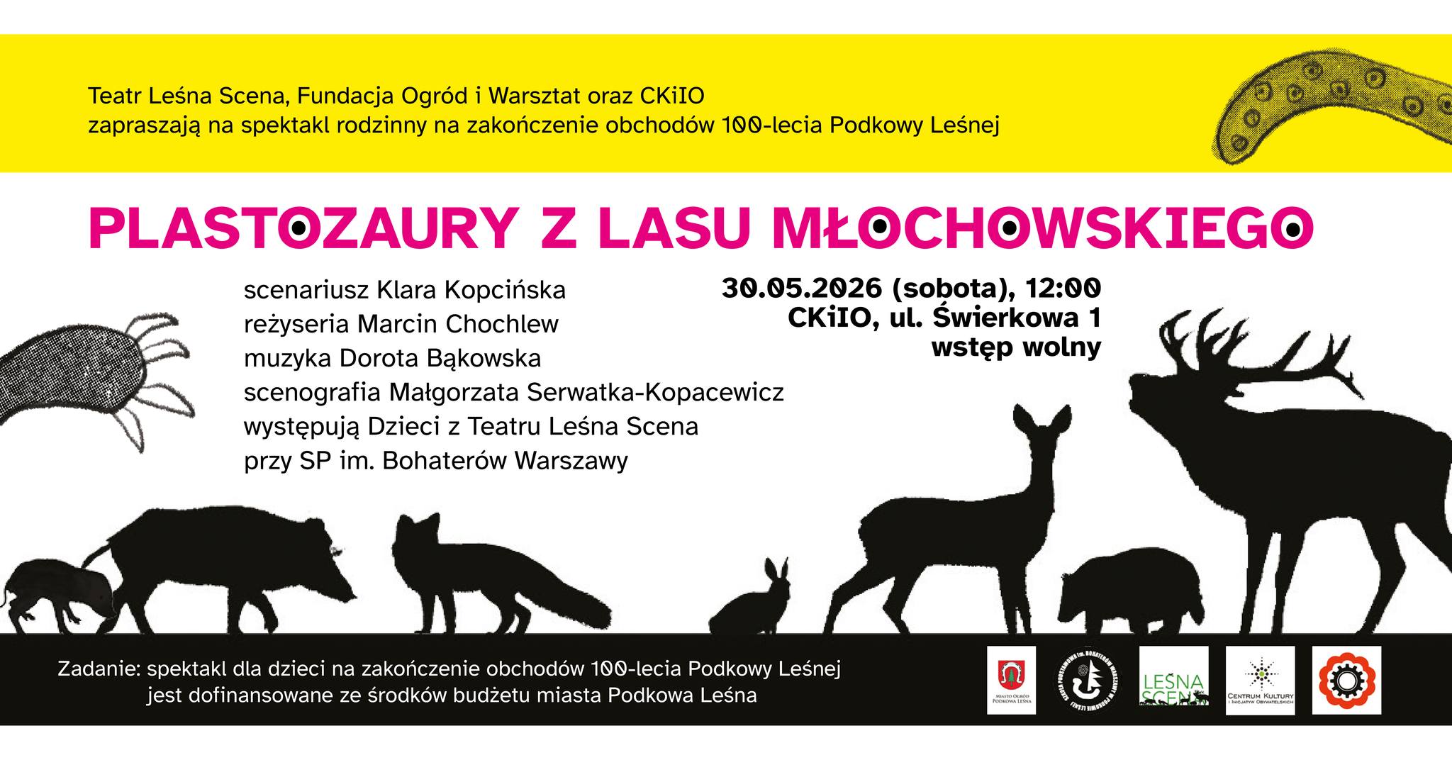 You are currently viewing Plastozaury z Lasu Młochowskiego – spektakl rodzinny