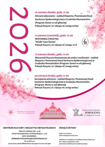 Czerwiec 2026 w Uniwersytecie Otwartym POKOLENIA