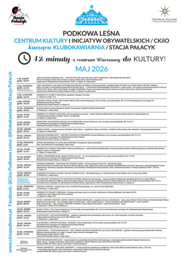Maj 2026 – program pełen kultury