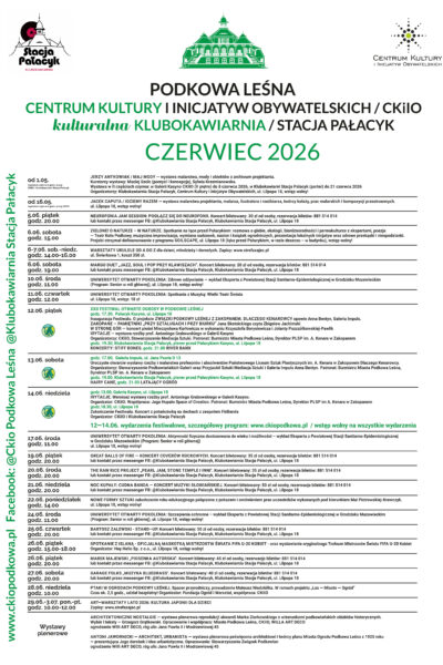 Czerwiec pełen kultury – rozkład jazdy