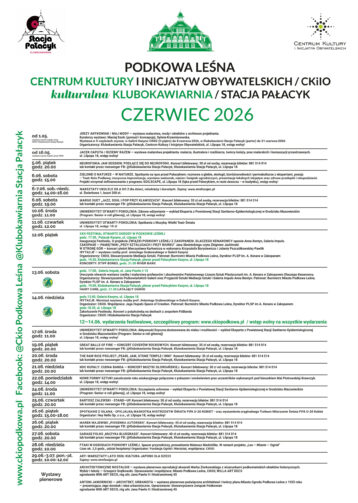 Czerwiec pełen kultury – rozkład jazdy