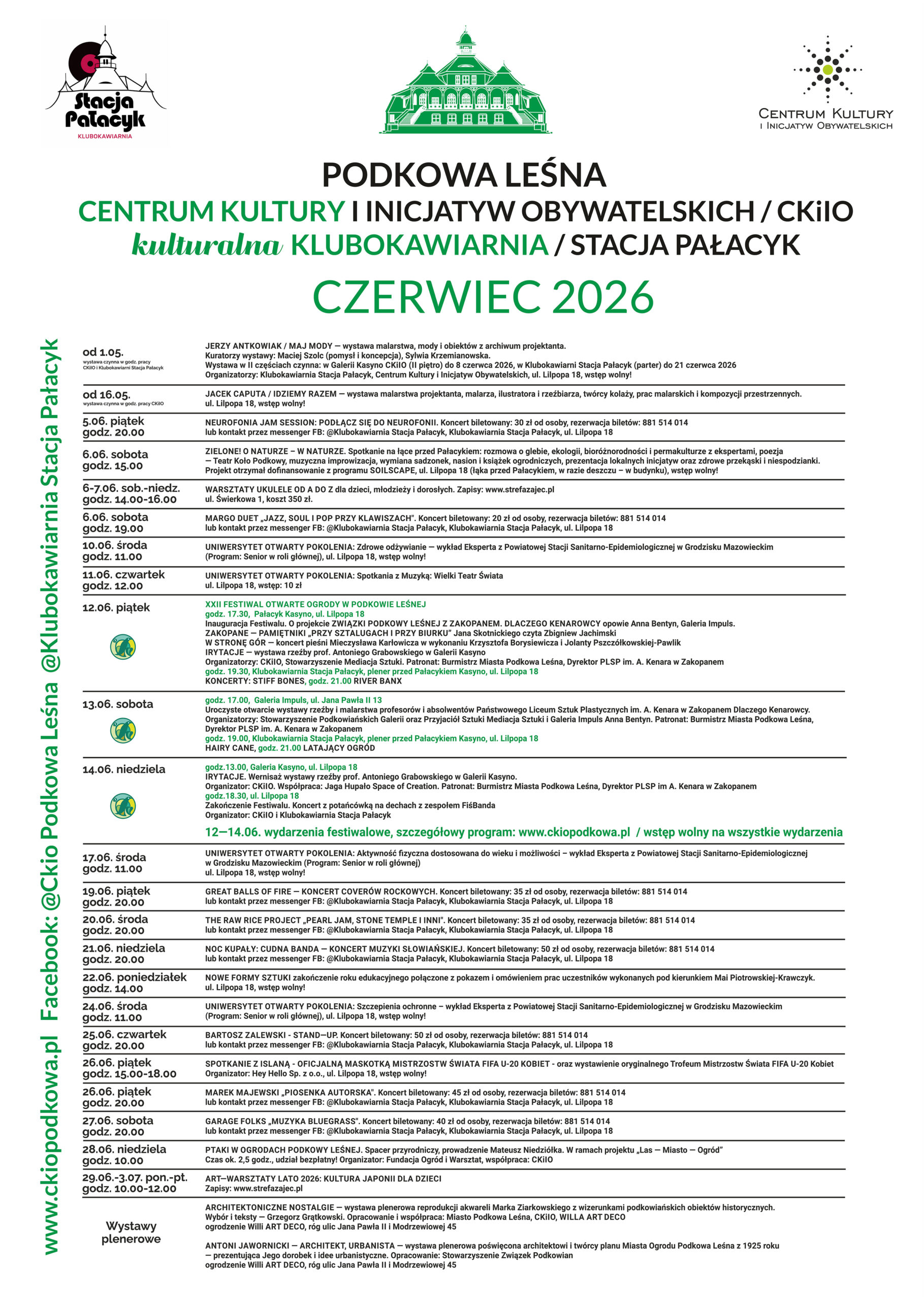 You are currently viewing Czerwiec pełen kultury – rozkład jazdy