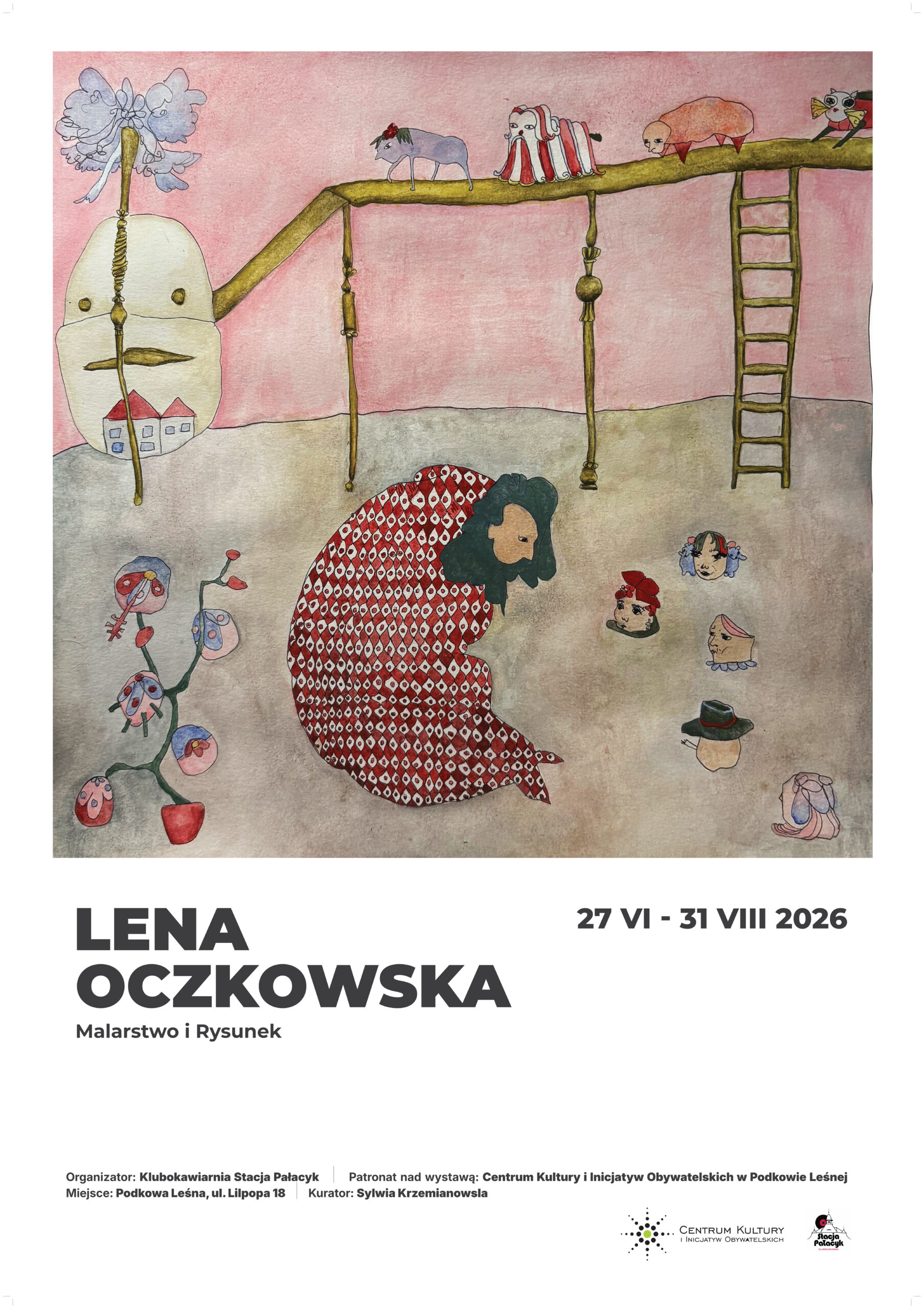 You are currently viewing STACJA PAŁACYK: Lena Oczkowska | rysunki i obrazy – odsłona II