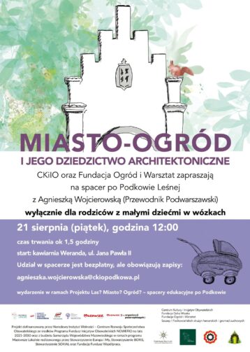 Spacer po Podkowie dla rodziców z małymi dziećmi