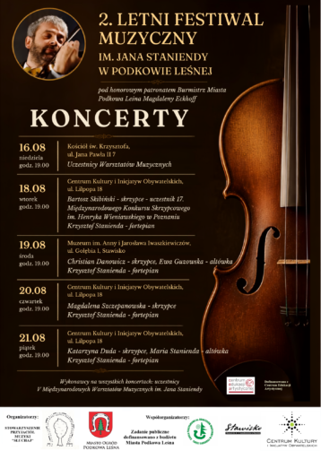 II Letni Festiwal Muzyczny im. Jana Staniendy w Podkowie Leśnej