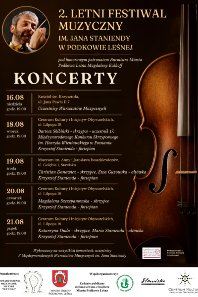 II Letni Festiwal Muzyczny im. Jana Staniendy w Podkowie Leśnej