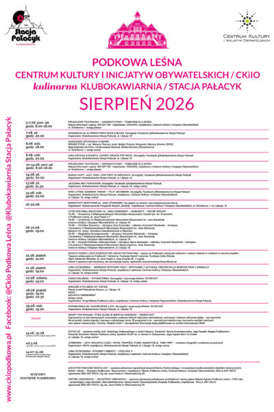 Sierpień 2026 – poznaj nasze plany