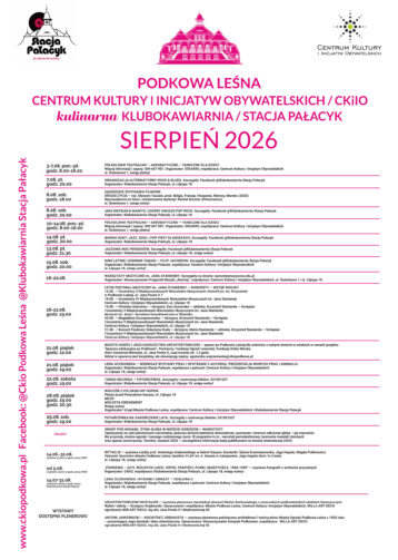 Sierpień 2026 – poznaj nasze plany