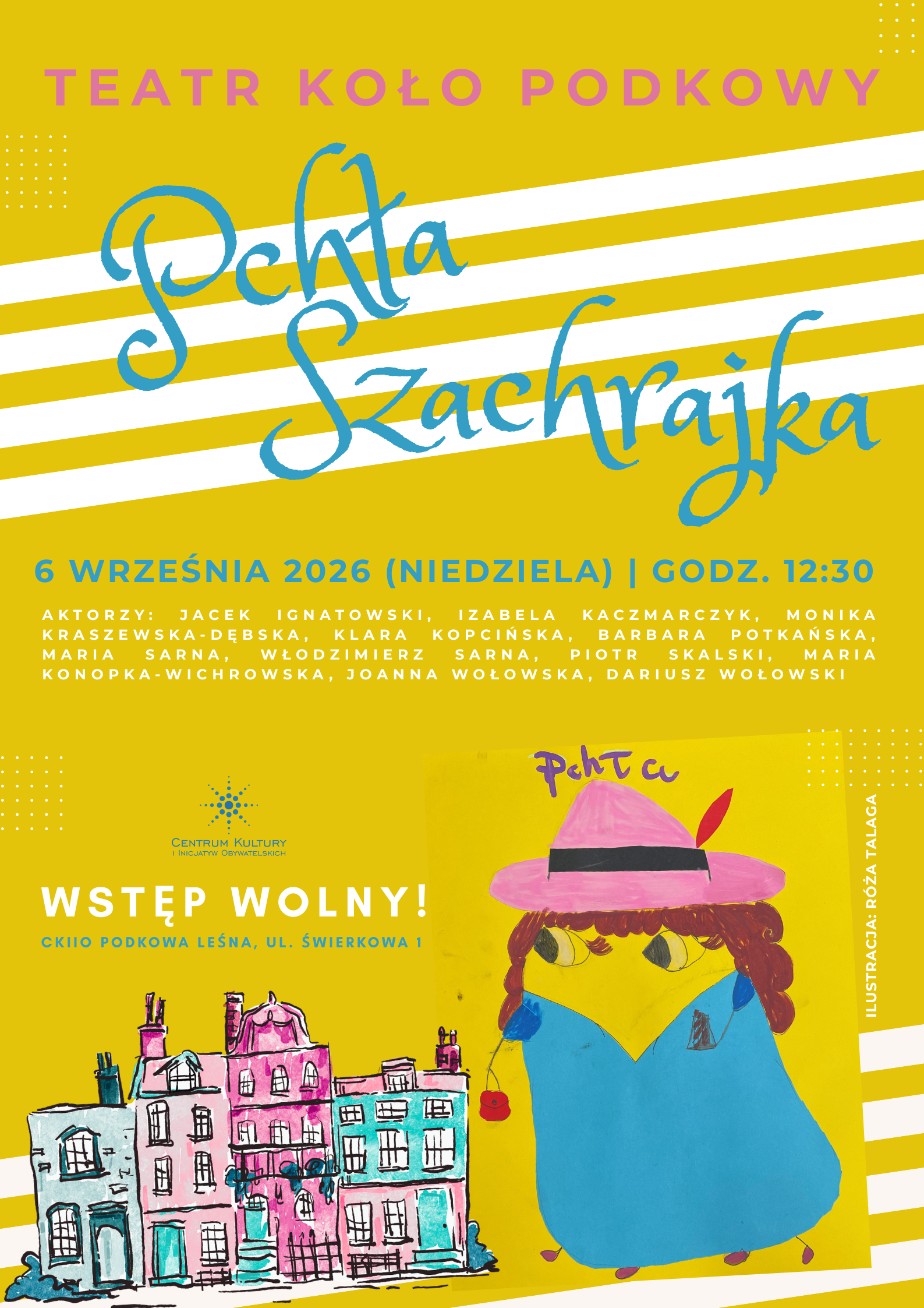 You are currently viewing „Pchła Szachrajka” – spektakl Teatru Koło Podkowy