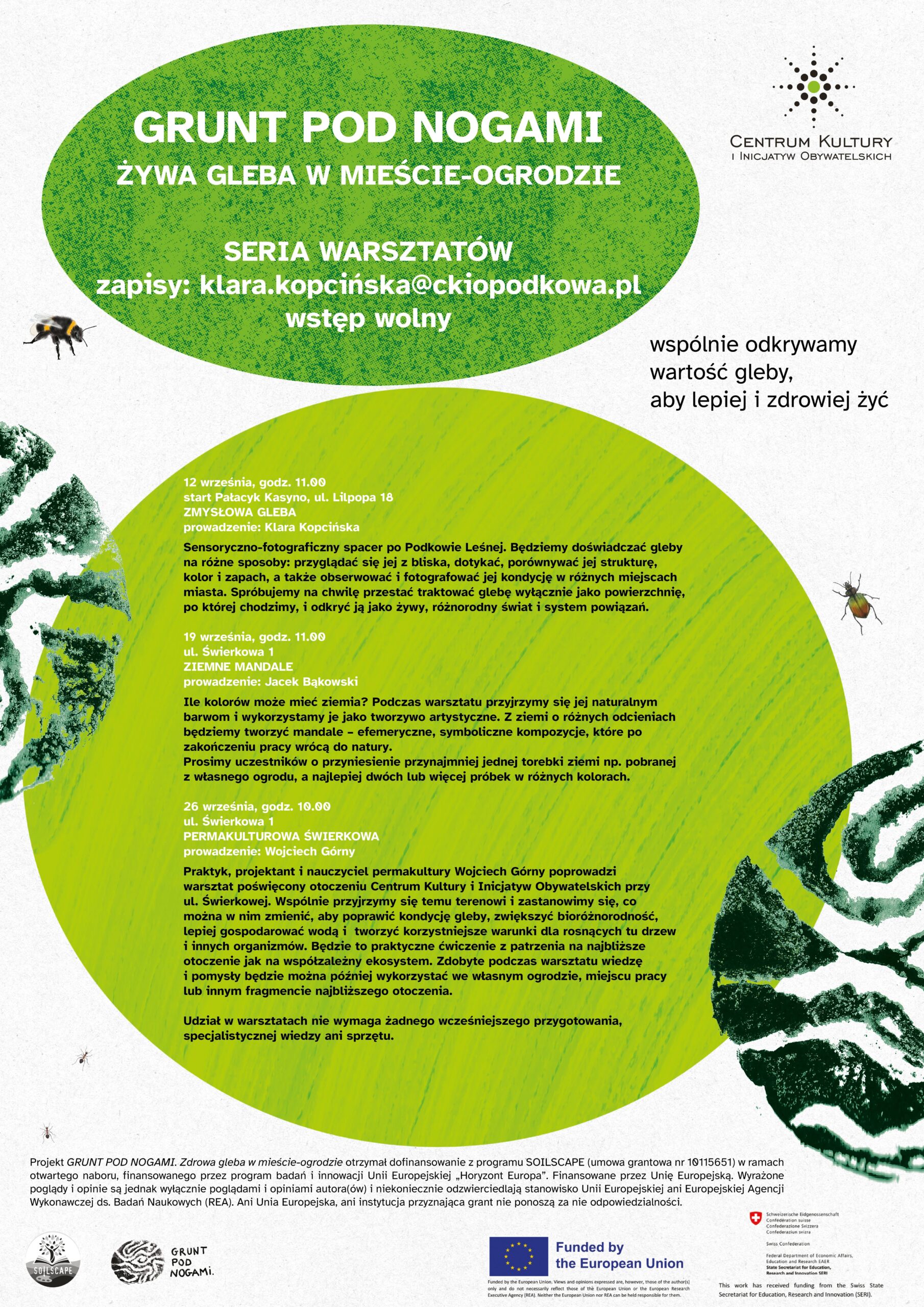 You are currently viewing Zmysłowa gleba – warsztaty