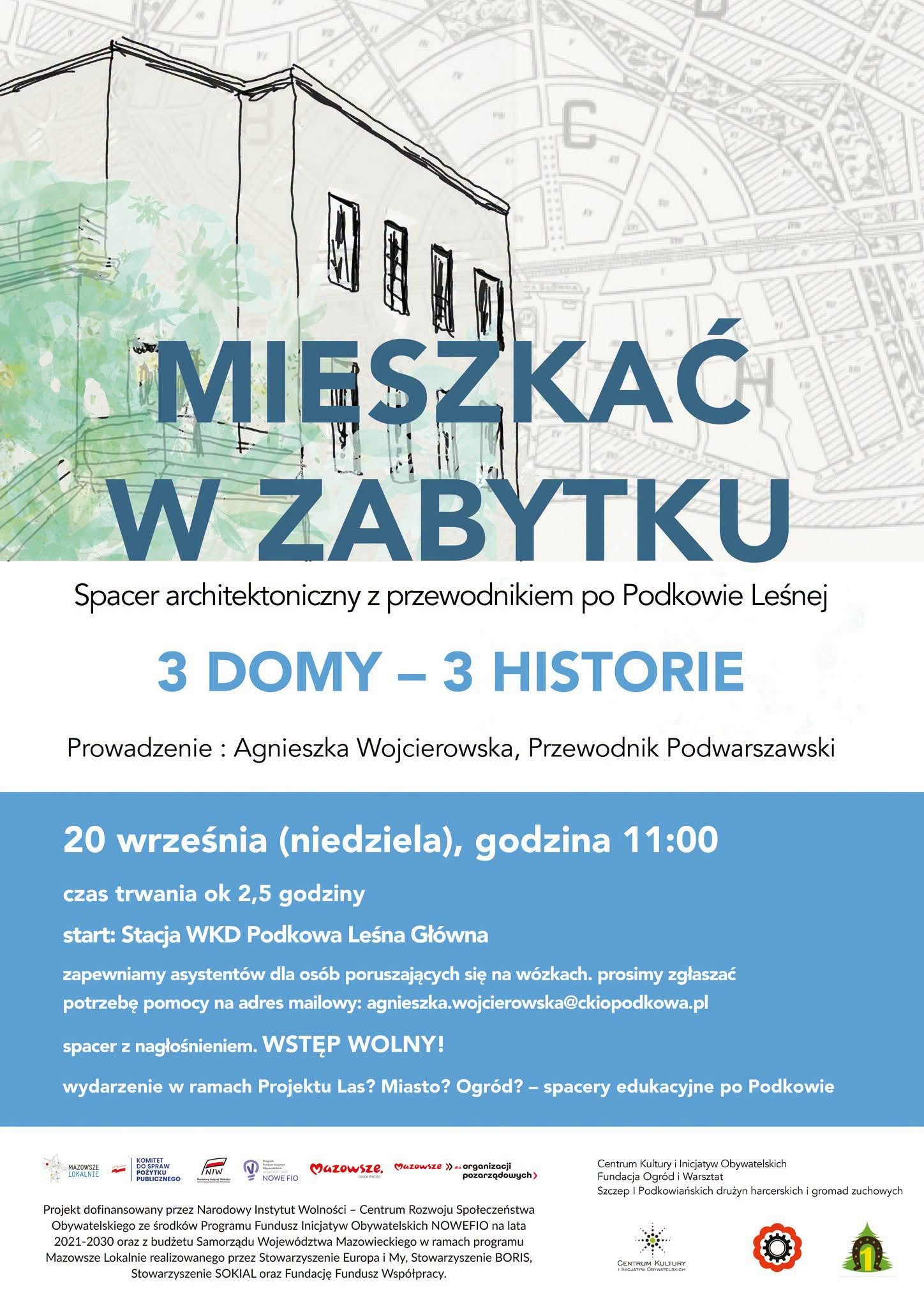 You are currently viewing Mieszkać w zabytku – spacer po Podkowie