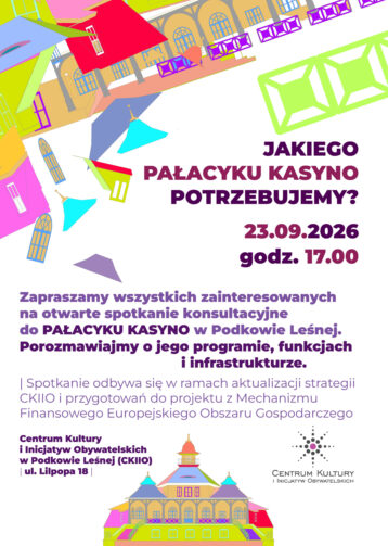 Jakiego Pałacyku Kasyno potrzebujemy? – spotkanie konsultacyjne