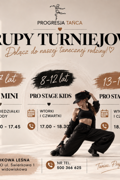 Zajęcia taneczne – Progresja Tańca